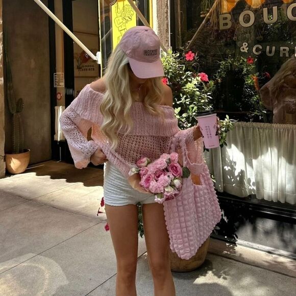 NWT PINK TOTE BAG 2024 SIA LAUREN COLLECTION - Picture 2 of 6